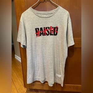 Men’s Raised by Wolves ‘Akira’ Light Gray Tee - Size Large - Excellent Condition